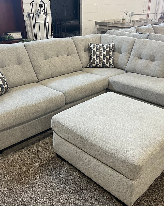 Tufted Sectional w/ Ottoman - BRAND NEW!