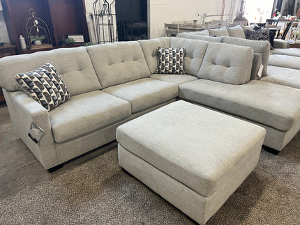 Tufted Sectional w/ Ottoman - BRAND NEW!