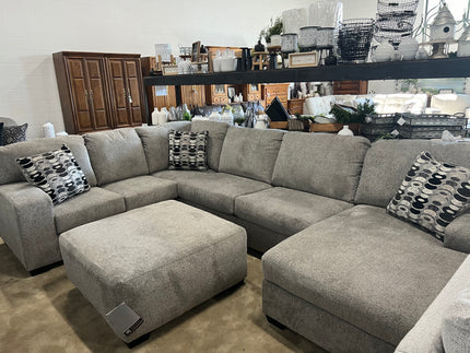Large Microfiber Section w/ Ottoman - BRAND NEW! (Comes In 2 Colors)