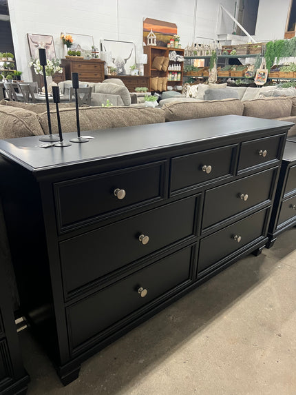 Long Black 7-Drawer Dresser - BRAND NEW!