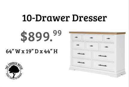 10-drawer Dresser - BRAND NEW!